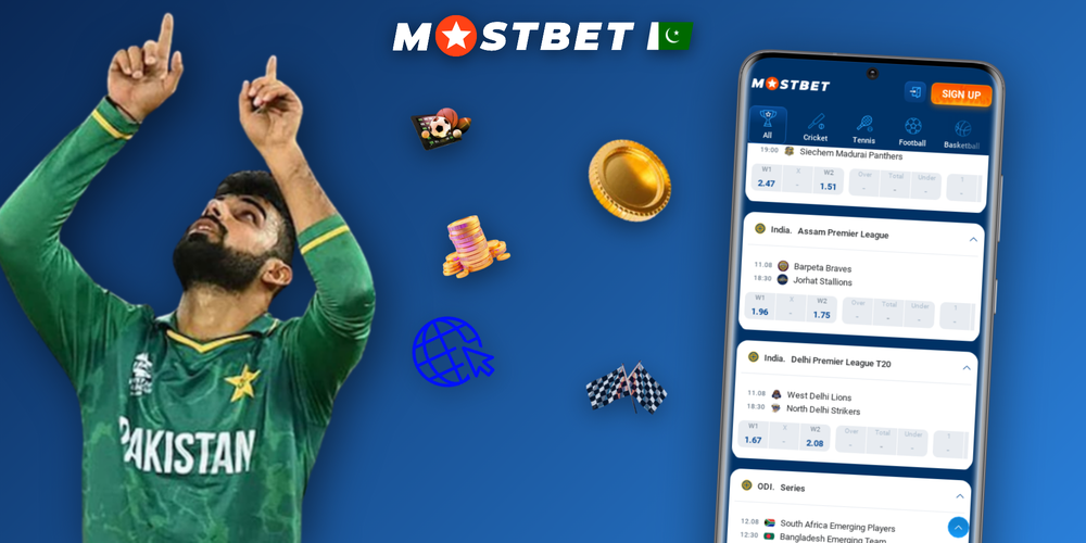 Four-step infographic showing the full Mostbet cash agent deposit and payout process in Pakistan