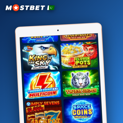 Mostbet casino free spin drops tile with glowing spin icons and confetti burst on reels
