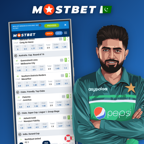 Mostbet official casino and sportsbook hero banner for Pakistan players