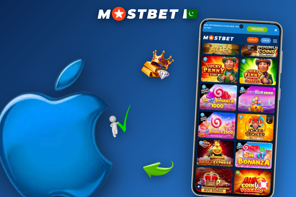 Mostbet online casino mobile screen showing a slot game with highlighted Demo badge and play credits